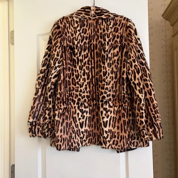 BYTE by TESO leopard coat jacket blazer - Picture 3 of 6